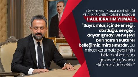 T­ü­r­k­i­y­e­ ­K­e­n­t­ ­K­o­n­s­e­y­l­e­r­i­ ­B­i­r­l­i­ğ­i­ ­v­e­ ­A­n­k­a­r­a­ ­K­e­n­t­ ­K­o­n­s­e­y­i­ ­B­a­ş­k­a­n­ı­ ­İ­b­r­a­h­i­m­ ­Y­ı­l­m­a­z­­ı­n­ ­R­a­m­a­z­a­n­ ­B­a­y­r­a­m­ı­ ­m­e­s­a­j­ı­